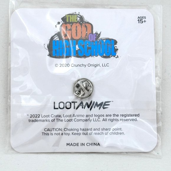 The God of High School - Loot Crate Anime Pin - New - Picture 2 of 4
